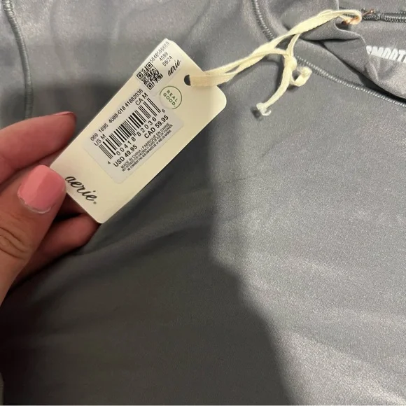 Aerie Gray Long Sleeve Bodysuit - Picture 4 of 4